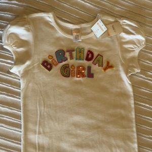 Gymboree size 12 birthday girl T-shirt